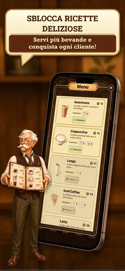 Sblocca ricette deliziose — Servi più bevande e conquista ogni cliente